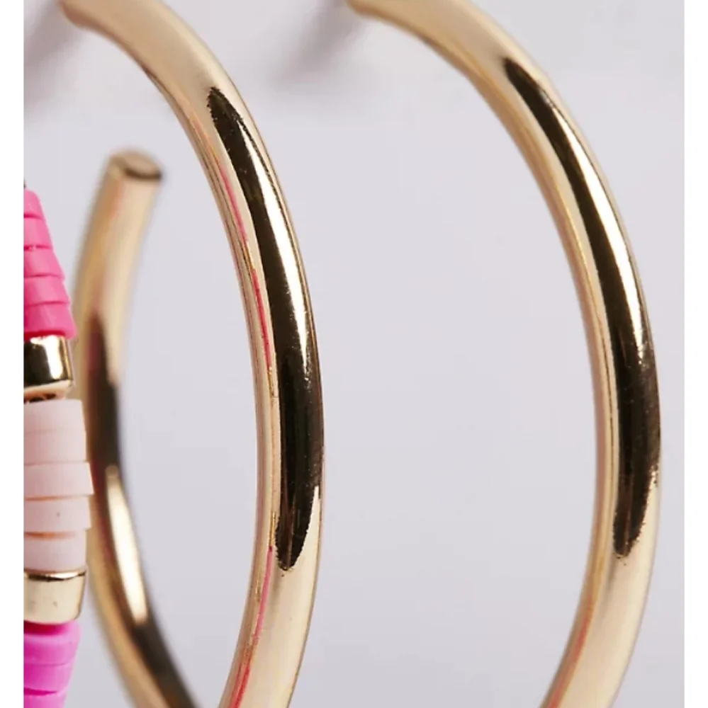Torrid Boho Beaded Hoop Earrings Set